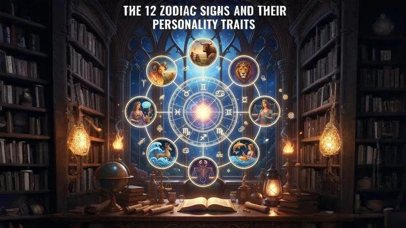 Select The 12 Zodiac Signs and Their Personality Traits
